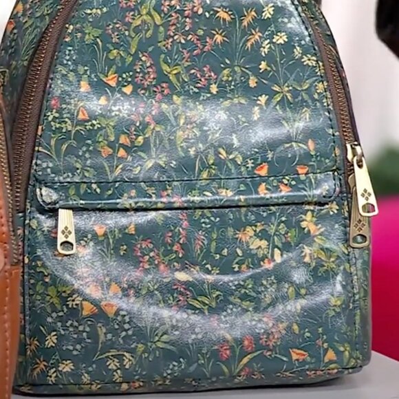 Patricia Nash Ennis Sling Style Backpack Bag Tuscan Fields NWT - Picture 1 of 12